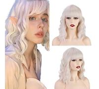 Hxxcoup Chemical Fiber Synthetic Wig #21 Kinky Curly Cabello con alta artesanía Glueless Wig For Women 14 Zoll
