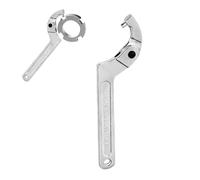 HXXWEUS C Llave de Gancho para Llave Inglesa, Herramienta de Llave de Gancho de, Juego de Llaves de Tensor de Amortiguador, Llave de gancho con espiga, Herramienta de Reparación de Llaves Roscadas