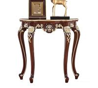 HXYhydrypd Consola Tradicional Semicircular, Mesa Recibidor Entrada, Mesa Auxiliar Antigua for Recibidor, Ideal for Sala de Estar y Pasillo(Gold,120cm/47in)