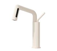 HXYhydrypd Grifo Baño con Rotación de 360° y Rociador Extraíble, 3 Modos, Diseño de Elevación, Grifo de Lavabo para Cocina de RV y Uso Comercial(Beige)