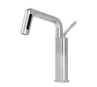 HXYhydrypd Grifo Baño con Rotación de 360° y Rociador Extraíble, 3 Modos, Diseño de Elevación, Grifo de Lavabo para Cocina de RV y Uso Comercial(Silver)