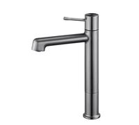 HXYhydrypd Grifos para Lavabos de Baño, Monomando Lavabo, Grifo Baño para Cocina Comercial(Gray)