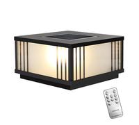 HXYhydrypd Luces Solares Exterior Jardin, Farolas Exterior, Solar Lights Outdoor for Postes de Jardín o Patio(30x30x19cm/11.8x11.8x7.5in)