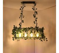 HXYSXHJUO Lámpara Colgante de Restaurante American Retro Hemp Rope, Estilo Pastoral, Creativa, Musical, para mostrador de Caja, Bar, cafetería, Tienda de té con Leche, Tienda de Ropa, Decora