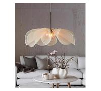 HXYSXHJUO Lámpara Colgante de Tela Japonesa, lámpara de araña de Tela Francesa para Comedor, Sala de Estar y Dormitorio, lámpara de Techo LED con Forma, iluminación Moderna para la decoració