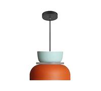 HXYSXHJUO Lámpara Colgante Industrial Moderna Macaron, luminaria Colgante Colorida de Mediados de Siglo, lámpara de Techo de Aluminio, pequeña lámpara de araña para Dormitorio, Comedor e isl