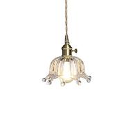 HXYSXHJUO Lámpara Colgante Moderna de Estilo Europeo de Simplicidad para Dormitorio, Sala de Estar, Hotel, lámpara de araña de una Sola Cabeza, Rejilla Creativa, Vidrio Rayado, Accesorios de