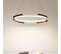 HXYSXHJUO Lámpara de araña LED Circular Moderna para el hogar, Colgante de Aluminio, luminarias Minimalistas para Interiores, Regulable y Ajustable para Cocina y Sala de Estar.