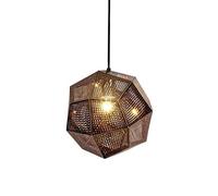 HXYSXHJUO Lámpara de Techo con Base de Casquillo E27, Estilo nórdico, geométrica, metálica, chapada en Hierro Forjado, para restaurantes, Colgante, con Personalidad, Creativa y Duradera/Dora