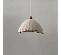 HXYSXHJUO Lámparas Colgantes de Estilo Retro nórdico con Tela de Lino, lámparas de araña Minimalistas para Dormitorio, portalámparas E27, decoración Colgante.