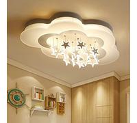 HXYSXHJUO Lámparas de araña Cerca del Techo, Nubes, Estrellas, LED, lámpara Colgante nórdica de Dibujos Animados, habitación Infantil, Preciosa lámpara de araña, Accesorios de iluminación pa