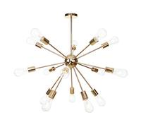 HXYSXHJUO Lámparas de araña Sputnik de 9 hts, Estilo Moderno de Mediados de Siglo, Colgantes, Estilo Industrial Vintage, para Techo, Ideal para Sala de Estar, Comedor, Dormitorio y vestíbulo