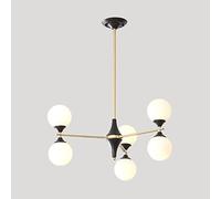 HXYSXHJUO Lámparas de araña Vintage de Mediados de Siglo para Comedor, lámpara de araña Moderna Sputnik, iluminación Decorativa para Techo de Sala de Estar y Dormitorio, Base E27.