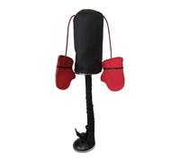 Hxyxbnhno Bolsa de boxeo, juguete divertido para hacer ejercicio, juguete para felinos con guantes de boxeo colgantes