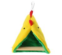 Hxyxbnhno Hamaca colgante para pájaros, ideal para invierno, cálida, para acurrucarse para dormir, triángulo y descanso para loro, hámster, caricatura