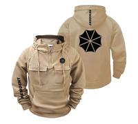 HXZESBLQW Sudadera con Capucha para Hombre Estilo Deportivo Prendas De Vestir Exteriores Tops R.es.i.d.en.t Jerséis Primavera Y Otoño Abrigo Suave Media Cremaller-KQiSe||3X_l