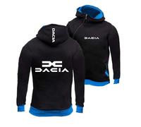 HXZESBLQW Sudadera con Capucha Y Cremallera Oblicua para Hombre De D.a.c.i.a Diseño Bloques Color Ropa Deportiva Abrigo Gráfico Chaqueta Entrenamiento-HeiLanSe||m