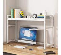 HXZJUIKL Estante de Almacenamiento de Escritorio para Oficina,Organizador de Almacenamiento,Estante de Almacenamiento Independiente, Estante de exhibición, Metal de Madera