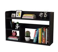 HXZJUIKL Estantería, Estantería De Escritorio De Múltiples Capas, Librería De Almacenamiento, Librería De Escritorio De Oficina De Madera Maciza, para Dormitorio De Escritorio