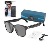 Hy C8 PRO Gafas inteligentes multifuncionales AI Bluetooth, gafas inteligentes Hy C8 Pro con cámara, compatible con 75 idiomas, auriculares inalámbricos Ai Smart Glasses for escuchar música y llamadas