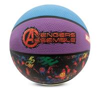Hy-Pro Balón de Baloncesto con Licencia Oficial de los Vengadores, tamaño 5, diseño de Marvel con gráficos de los Vengadores, pequeña Pelota de Baloncesto para Interior o Exterior, Juego y Ejercicio