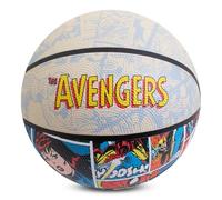 Hy-Pro Balón de Baloncesto con Licencia Oficial de los Vengadores, tamaño 5, para Interiores y Exteriores, con diseño de Marvel y gráficos Retro de los Vengadores, pequeño Baloncesto, Material