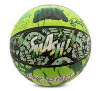 Hy-Pro Balón de Baloncesto Hulk con Licencia Oficial de tamaño 5, para Interiores y Exteriores, con diseño de Marvel y gráficos de Hulk, pequeño Baloncesto, Material Antideslizante
