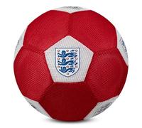 Hy-Pro Balón de fútbol con Licencia Oficial de Inglaterra FA - Bola Gigante de Malla de 35,5 cm para fútbol y Juegos Multideporte en Interiores y Exteriores, Pelota Suave y Alegre con Logotipo y