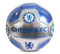 Hy-Pro Balón de fútbol con Licencia Oficial del Chelsea F.C. - Talla 1, fútbol de Firma metálica, mercancía del Chelsea, The Blues, Coleccionable para niños y Adultos