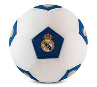 Hy-Pro Balón de fútbol con Licencia Oficial del Real Madrid. Bola Gigante de Malla de 14 Pulgadas para fútbol y Juegos Multideporte en Interiores y Exteriores. Pelota Suave y Alegre con Logotipo y