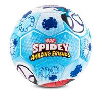 Hy-Pro Licencia oficial de Spidey y sus increíbles amigos tamaño 3 fútbol - Diseño de Marvel con gráficos de personaje - Pelota de entrenamiento pequeña para juegos al aire libre y ejercicio - Regalos