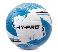 Hy-Pro Balón de fútbol -Tamaño 5, con PVC para un Mejor Agarre, Ideal para Entrenamiento y Juegos en Todas Las Condiciones climáticas, Chevron Blue
