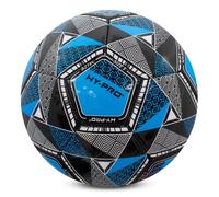 Hy-Pro Balón de fútbol -Tamaño 5, con PVC para un Mejor Agarre, Ideal para Entrenamiento y Juegos en Todas Las Condiciones climáticas, Aztec Blue