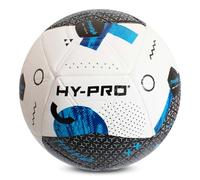 Hy-Pro Balón de fútbol -Tamaño 5, con PVC para un Mejor Agarre, Ideal para Entrenamiento y Juegos en Todas Las Condiciones climáticas, Freestyle Blue