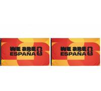 Hy-Pro Bandera de España de 5 x 3 pies (Paquete de 2)