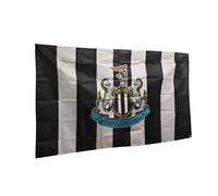 Hy-Pro Bandera oficial del Newcastle United F.C. Crest de 5 x 3 pies - NUFC, bandera de fútbol, Newcastle F.C., mercancía del Newcastle United, regalo del Newcastle United