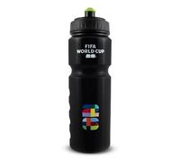 Hy-Pro Botella de agua de plástico, 750 ml, color negro