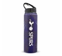 Hy-Pro Botella de aluminio con licencia oficial del Tottenham Hotspur F.C., 750 ml, pajita plegable integrada, a prueba de fugas, ligera, gran idea de regalo de fútbol