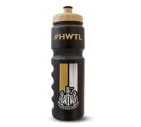 Hy-Pro Botella de plástico con licencia oficial del Newcastle United F.C., 750 ml, botella de agua, 0,75 L, reutilizable, boquilla retráctil, ligera, deportiva, sin BPA