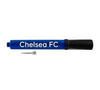 Hy-Pro Chelsea - Bomba de inflado portátil de Doble acción con Licencia Oficial, también Adecuada para Rugby, Baloncesto, Netball, compacta y Ligera con Aguja, para Todas Las Pelotas Deportivas