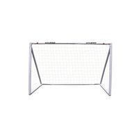 Hy-Pro Durable - Portería de fútbol de UPVC de 6 x 4 pies, Resistente a Todo Tipo de Clima, portería de Alto Impacto con Mecanismo de Bloqueo para Jugadores jóvenes, Incluye Clavijas de Anclaje para
