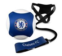 Hy-Pro Equipo de Entrenamiento de fútbol Chelsea con Licencia Oficial - Cinturón de Cintura Ajustable para práctica en Solitario, para Pelotas de tamaño 3-5 - Sistema portátil para Uso doméstico y de