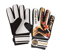 Hy-Pro Freestyle Guantes de Portero | Talla 5, Junior, Portero, Fútbol, Excelente Protección, Acolchado, Agarre Óptimo, Transpirables, Naranja/Negro/Blanco