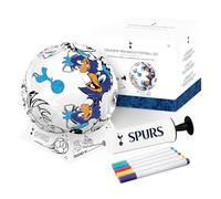 Hy-Pro Producto oficial del Tottenham Hotspur F.C. Football - Fútbol personalizable, mercancía, manualidades de fútbol, bomba, soporte y bolígrafos de color, tamaño 2, idea de regalo ideal de fútbol