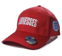 Hy-Pro Gorra de béisbol con Licencia Oficial de England Lionesses - Material de Calidad con Correa Ajustable, cómodos Accesorios para fanáticos de los Deportes - Elegante Gorra de fútbol Azul para