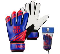 Hy-Pro - Guantes de portero con licencia oficial de la FC Barcelona para niños y adolescentes, palmas acolchadas antideslizantes, talla 5 o 7, regalos Barcelona para niños (talla 5)