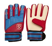 Hy-Pro Guantes de Portero con Licencia Oficial del West Ham FC - Junior, diseño Delta, Portero, con Fuerte cincha de Palma para Alto Rendimiento, niños y niñas