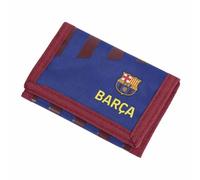 Hy-Pro International FC Barcelona - Cartera a Rayas - Diseño Compatible, Azul y Rojo, Estilo Oficial, mercancía de fútbol Duradera, Regalo para los Aficionados