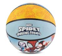 Hy-Pro Licencia Oficial de Spidey y Sus increíbles Amigos Baloncesto, tamaño 3, diseño de Marvel con gráficos de Personajes, Mini Pelota de Baloncesto Robusta para Interior y Exterior