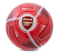Hy-Pro Licencia Oficial del Arsenal F.C. Balón de fútbol, tamaño 5, diseño de trazador, mercancía del Arsenal, The Gunners, Entrenamiento, Partido, Coleccionable para niños y Adultos